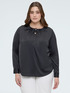 Blusa in raso con bottoni a forma di cuore image number 3