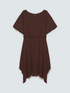 Kleid aus Georgette mit asymmetrischem Saum image number 4