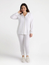 Sweatshirt mit Bordüren aus besticktem Netz image number 2