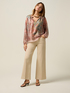 Paisley print voile blouse image number 3