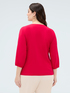 Viscose blouse with knot at the bottom image number 2