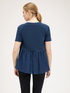 T-shirt with gauze ruffle image number 1