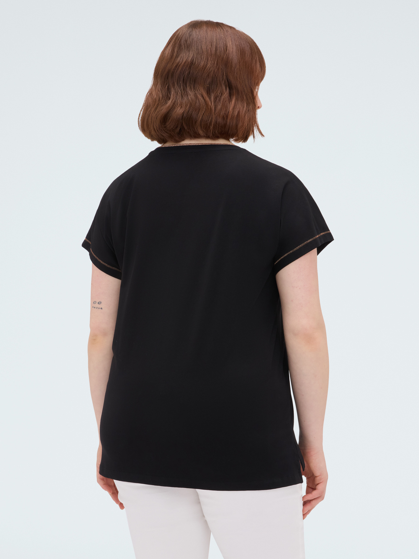 T-Shirt aus Baumwolle mit Soleil-Schriftzug image number 1