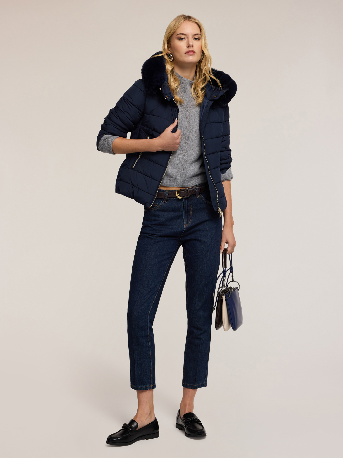 Jeans carrot amestec lyocell image number 0