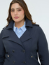Double-breasted trench coat image number 4