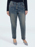 Jeans Barrel mit farbigen Lichtpunkten image number 2