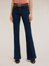Rinse blue flare jeans image number 0