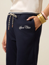 Wide-leg jersey joggers image number 2
