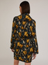 Bedrucktes Hemdblusenkleid aus Kreppstoff image number 1