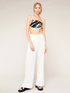 Floral patterned bandeau top image number 2