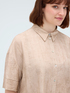 Boxy shirt in viscose blend image number 3