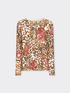 Spotted print sweater image number 4