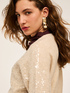 Cardigan aus Wollmischgewebe, mit all-over Pailetten-Besatz image number 2