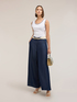 Jeans palazzo din denim lyocell image number 2