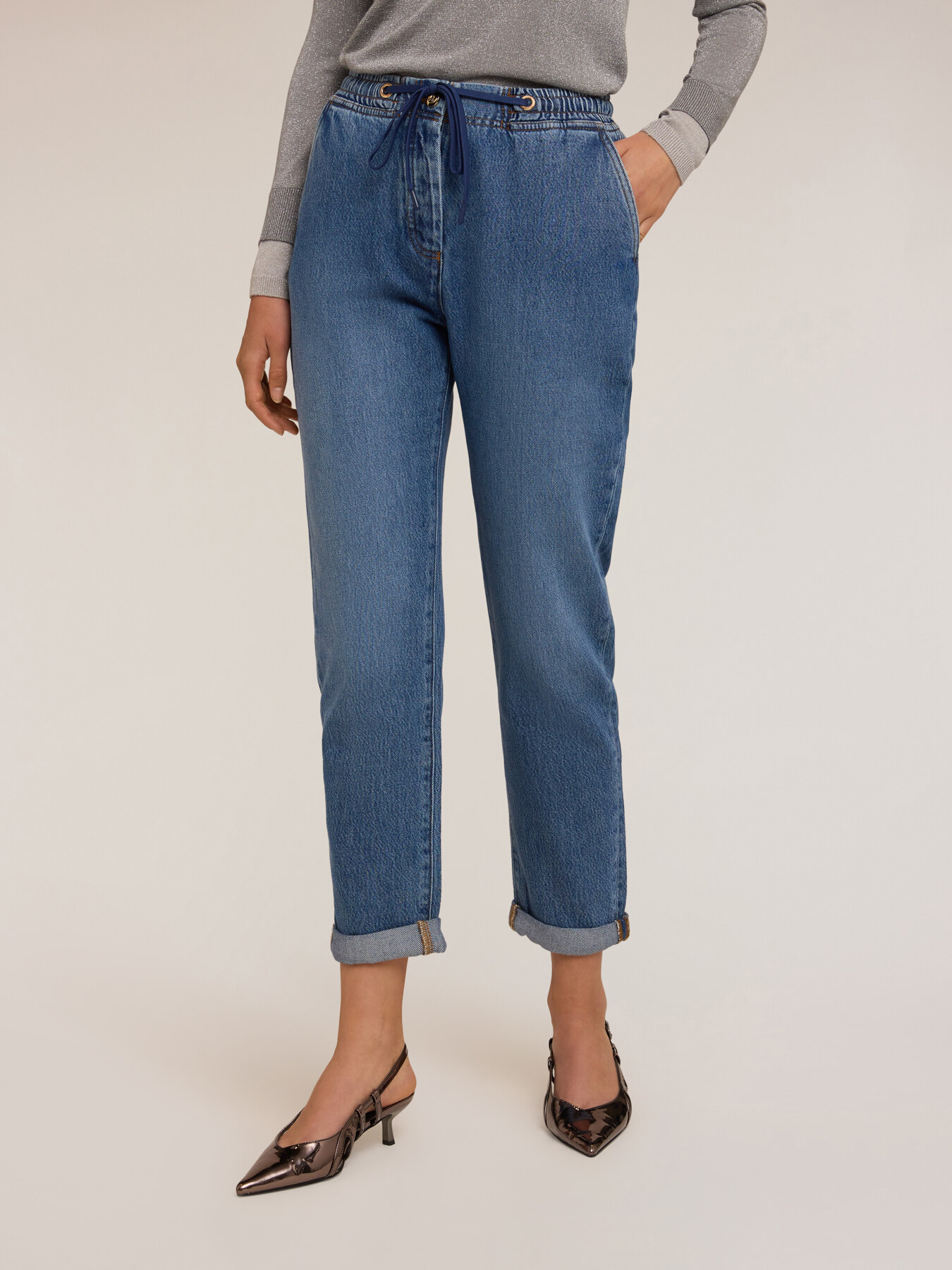 Jeans slouchy misto lyocell image number 3