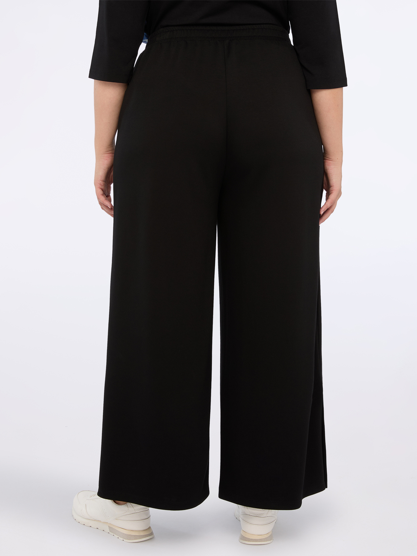 Palazzo pants in scuba fabric image number 1