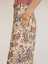 Pantalon palazzo en satin de viscose image number 3