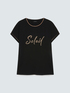 T-Shirt aus Baumwolle mit Soleil-Schriftzug image number 4