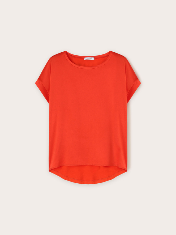 T-shirt bimaterica