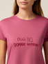 T-shirt con ricamo lettering image number 2