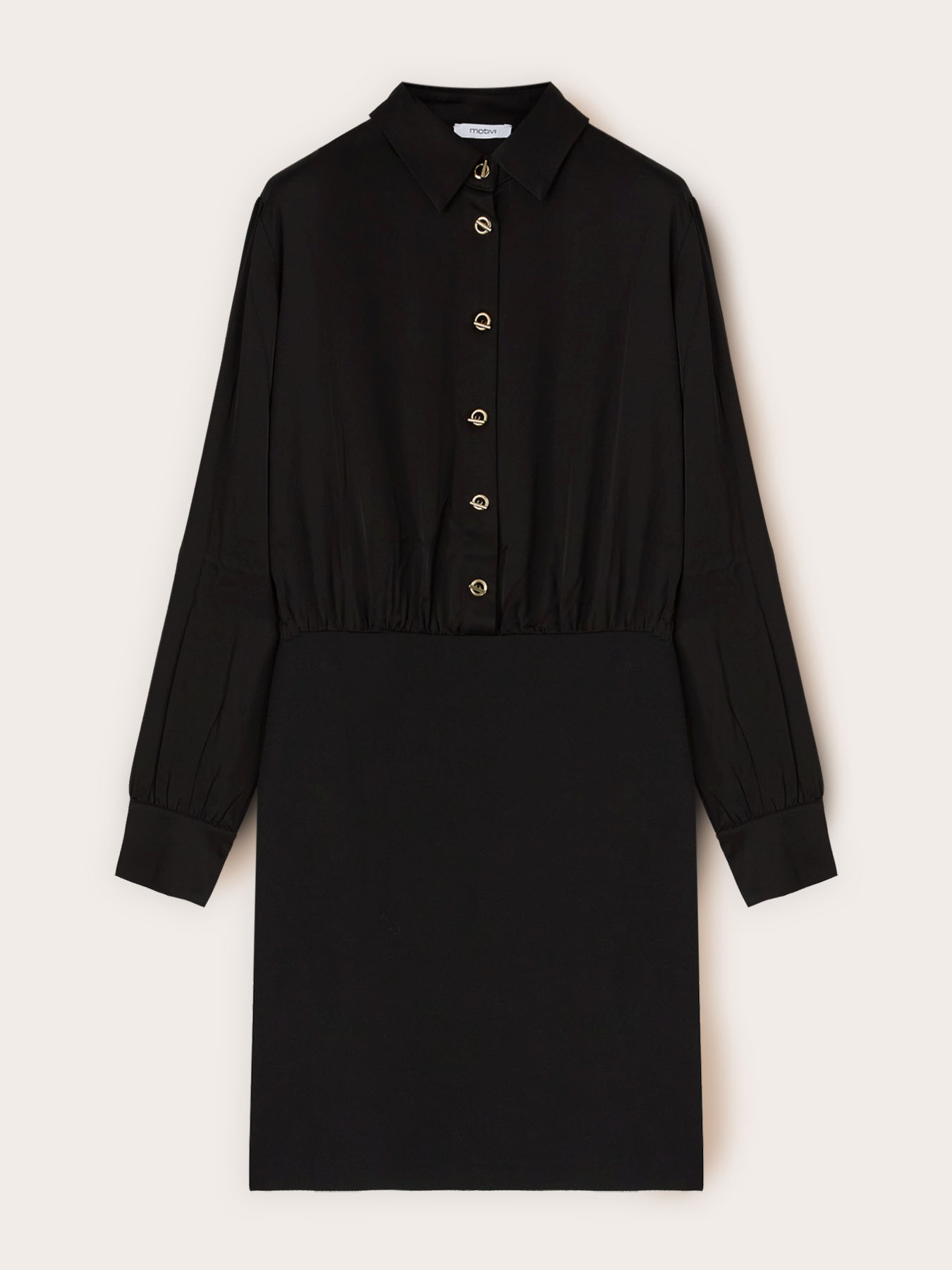 Two-material shirtdress image number 4