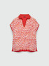 Blusa in due tessuti con stampa a fiori image number 4