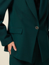 Crepe fabric blazer image number 4