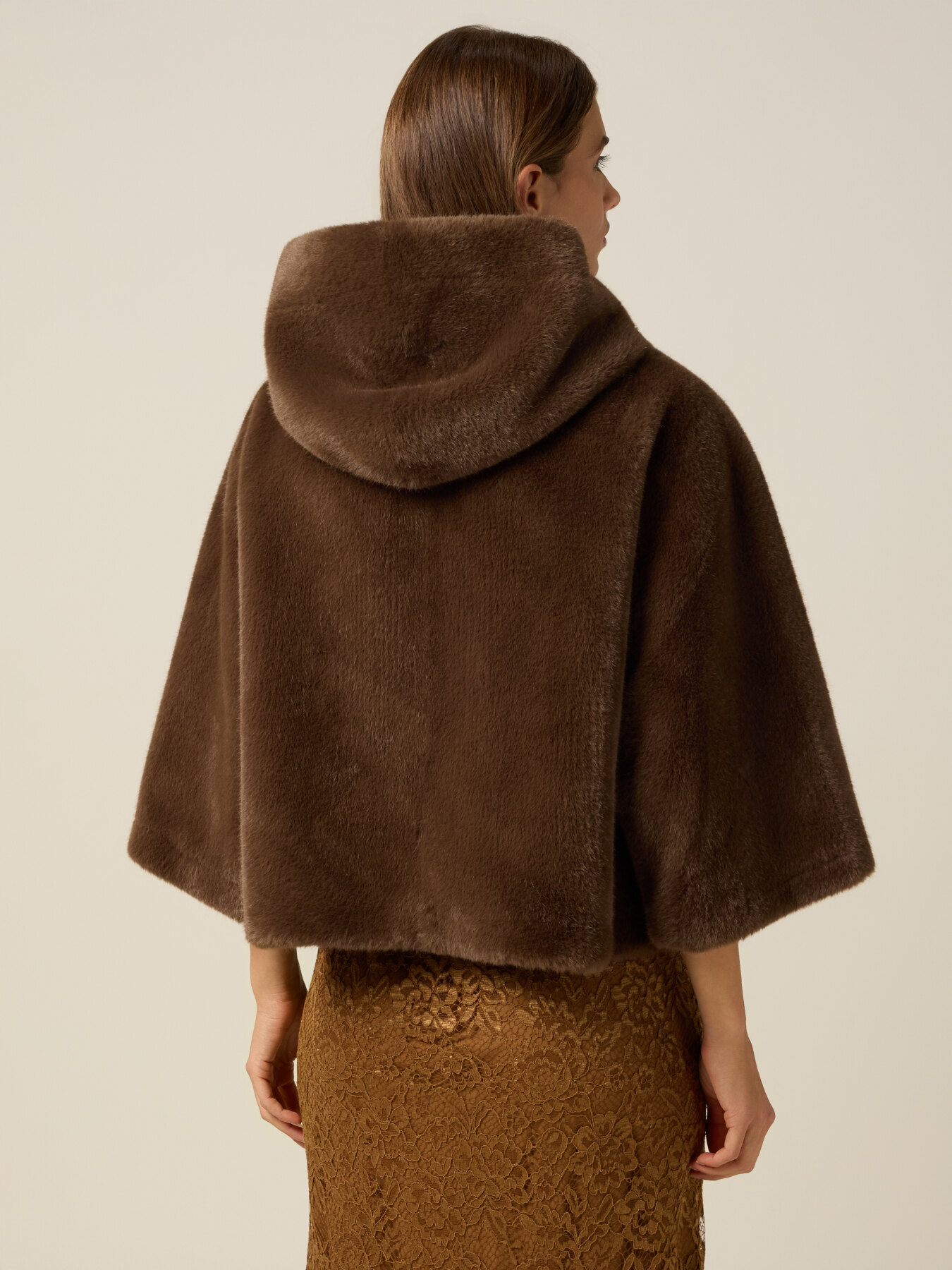 Short hooded cape image number 1