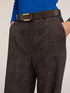 Piece-dyed palazzo trousers image number 2