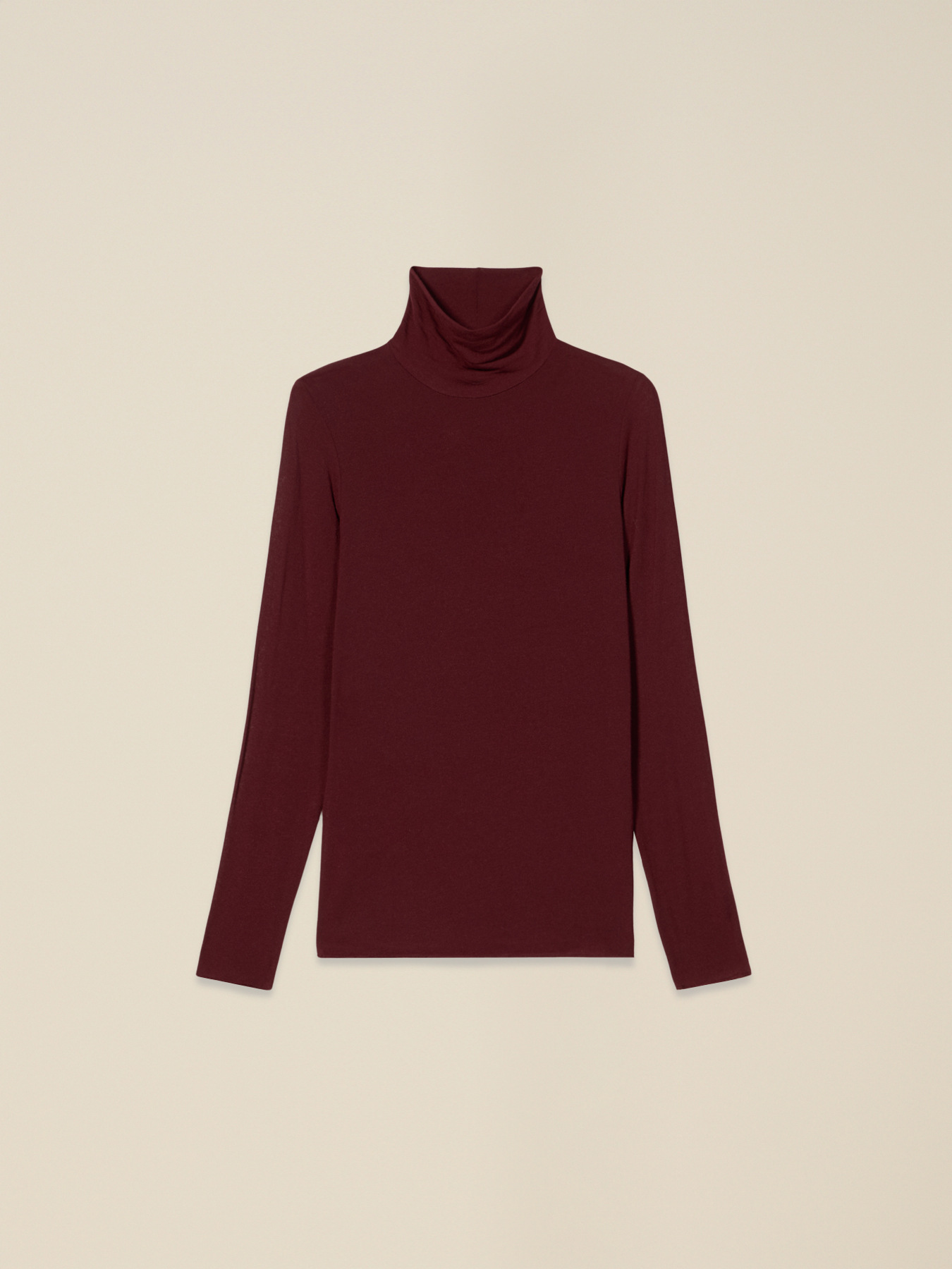 Modal blend turtleneck t-shirt image number 3