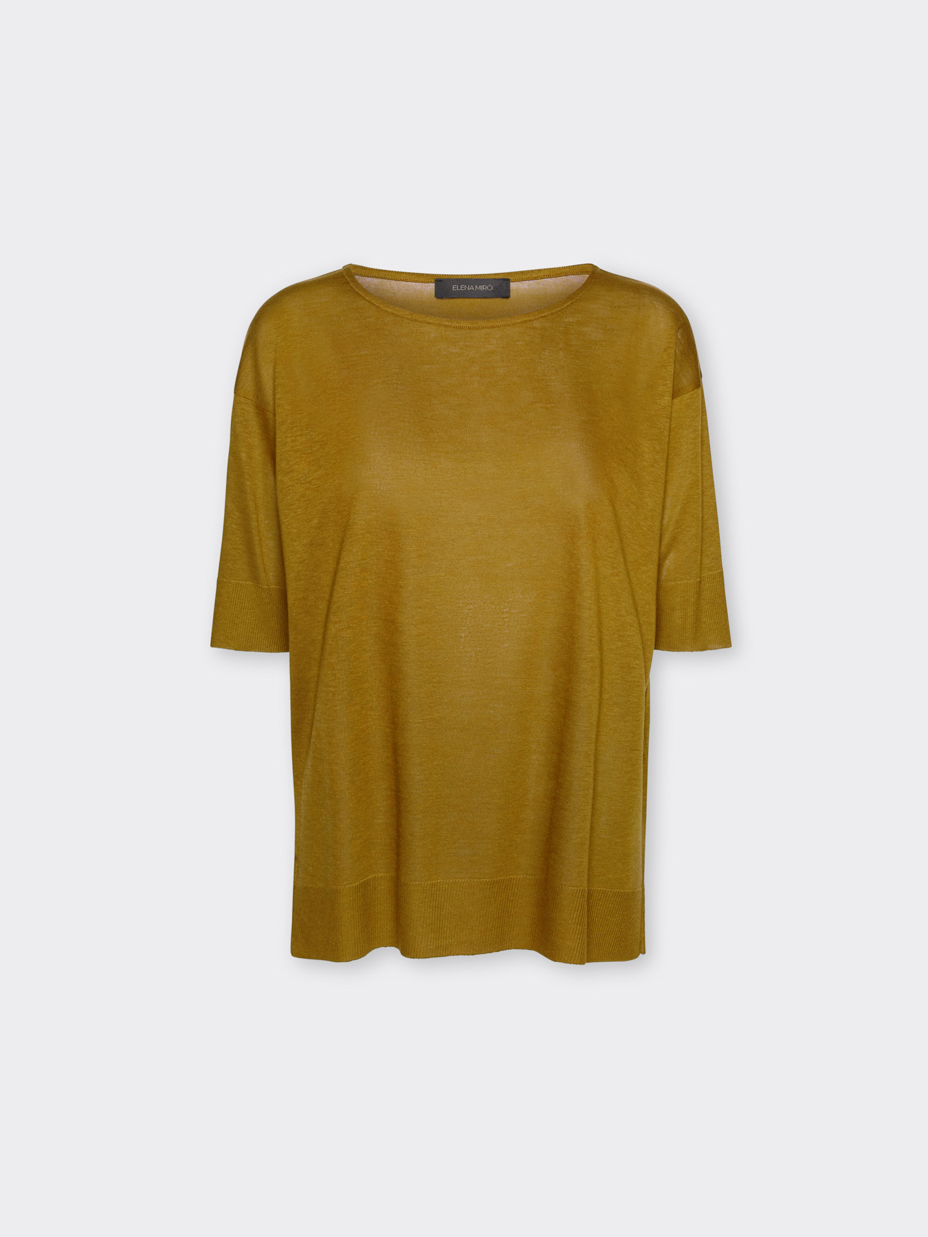 T-shirt in lyocell blend yarn image number 4