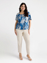 Bluse mit Dschungel-Print image number 2