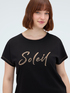 T-Shirt aus Baumwolle mit Soleil-Schriftzug image number 3