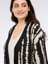 Tie-dye print kimono image number 3