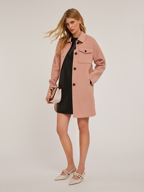 Cappotto kimono in lana