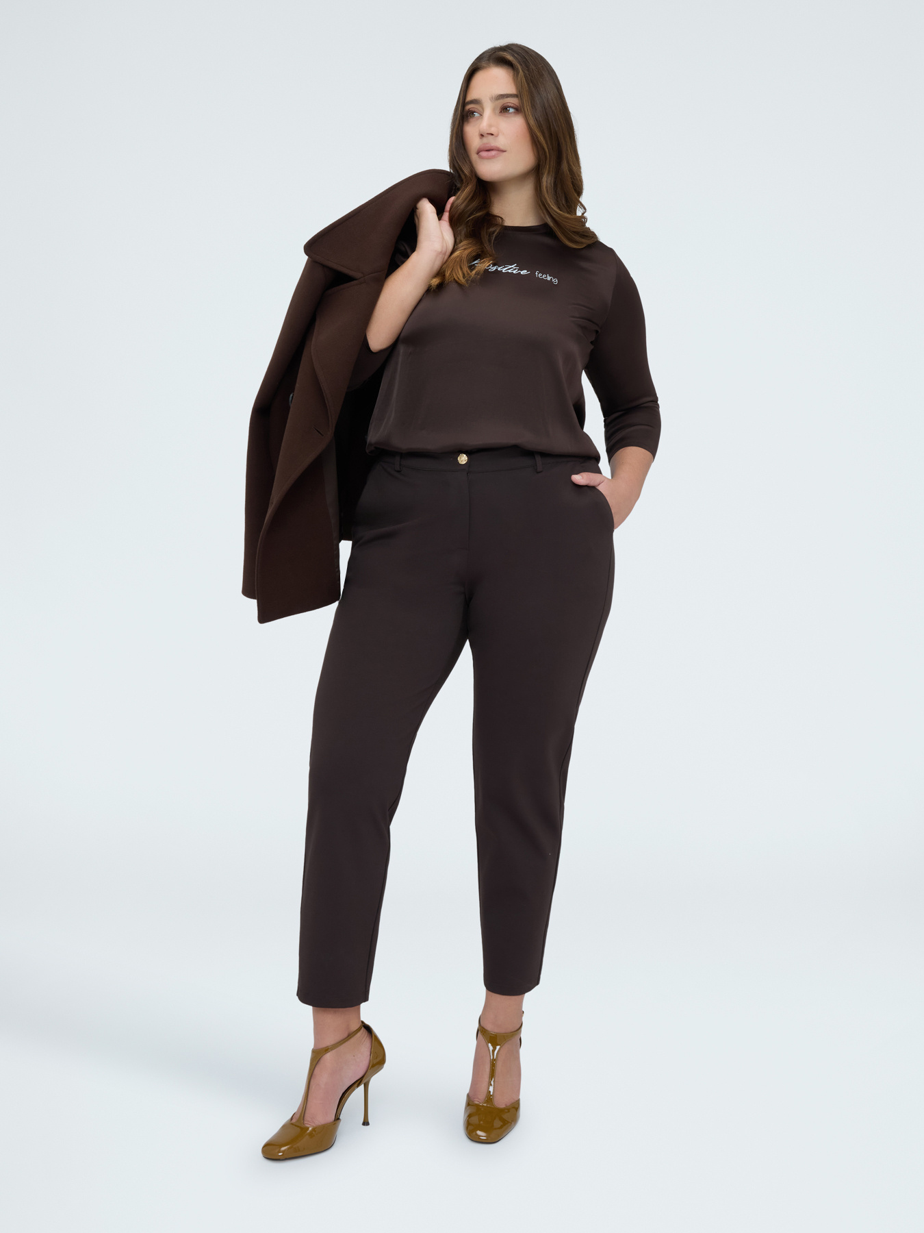 Blusa in raso Positive feeling image number 2