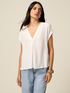 Chemisier col en V en viscose image number 0