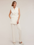 Pantaloni flare con piega stirata image number 0