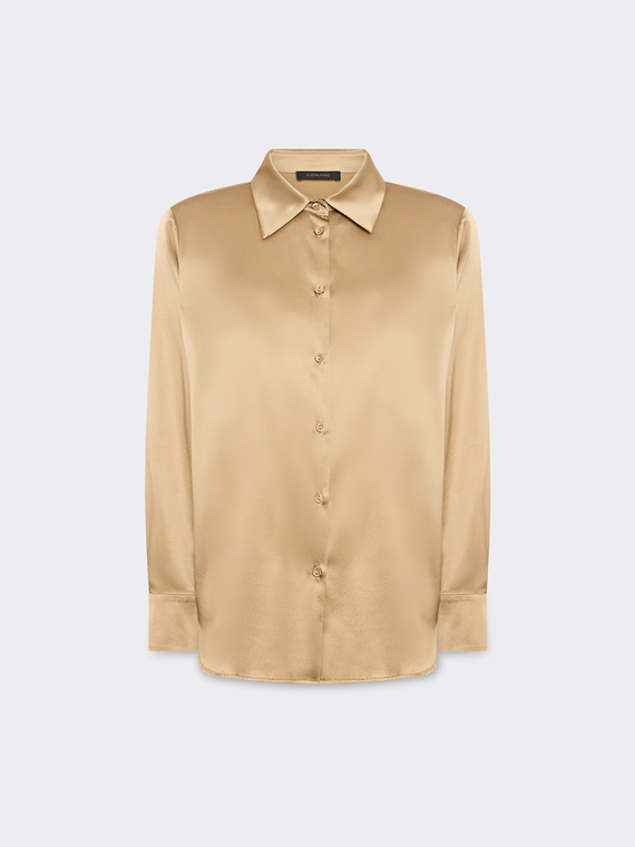 Chemise en soie extensible