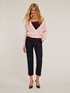 Cardigan ad incrocio in cotone image number 3