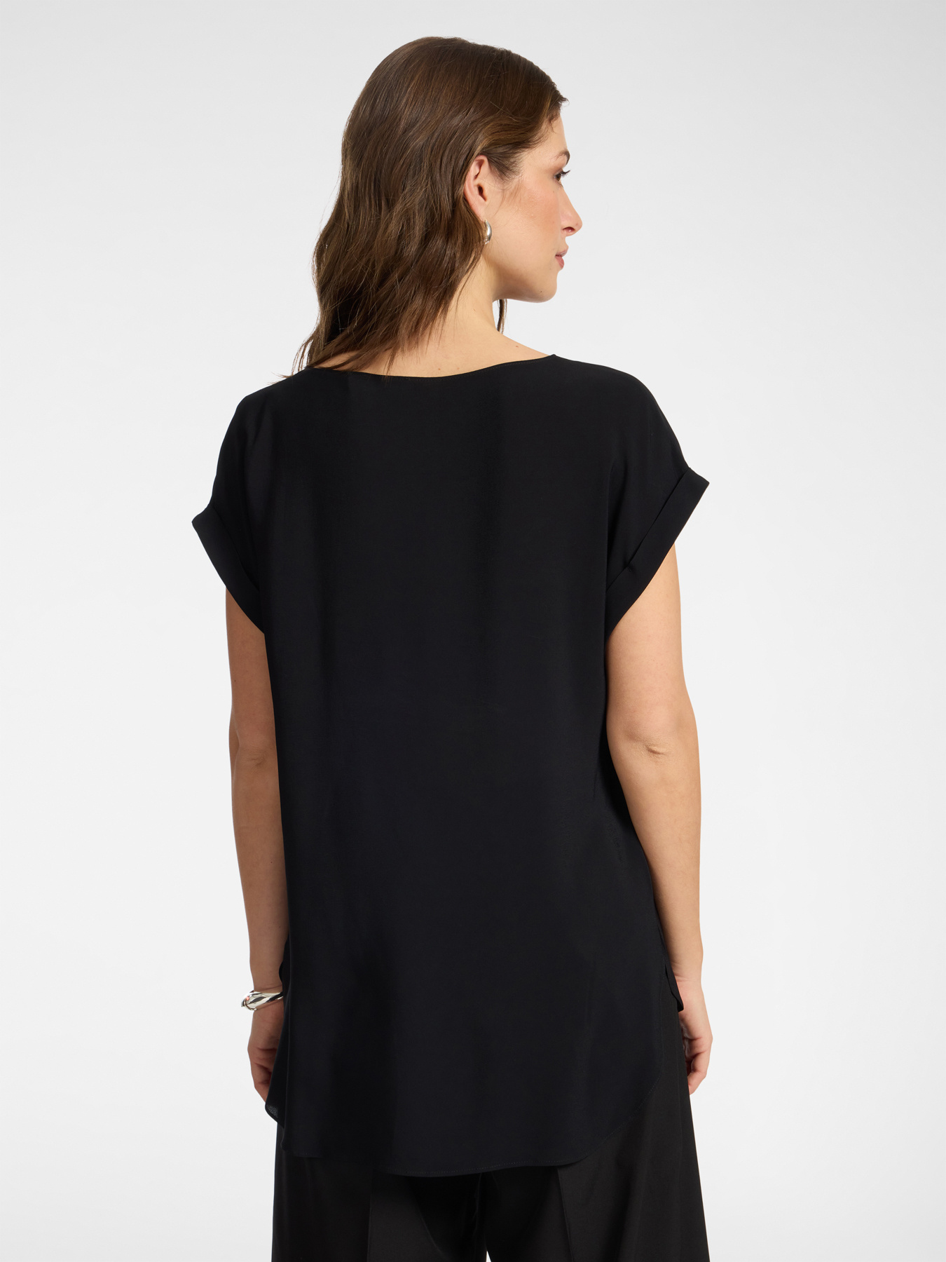 Cr&ecirc;pe de chine blouse image number 1
