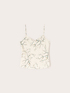 Top din satin cu imprimeu floral image number 4