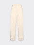 Pantaloni misto cotone con pizzo image number 4