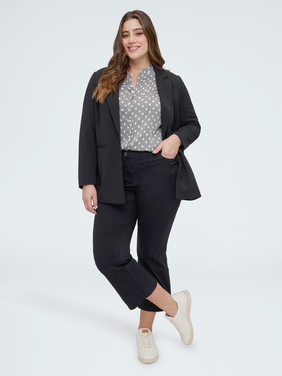 Pantaloni Kick Flare flare in cotone