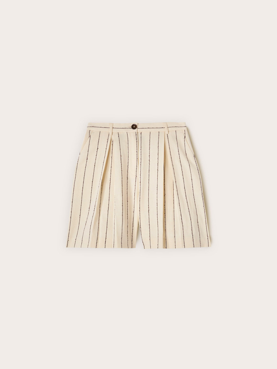 Pinstripe shorts The Tailoring Lab