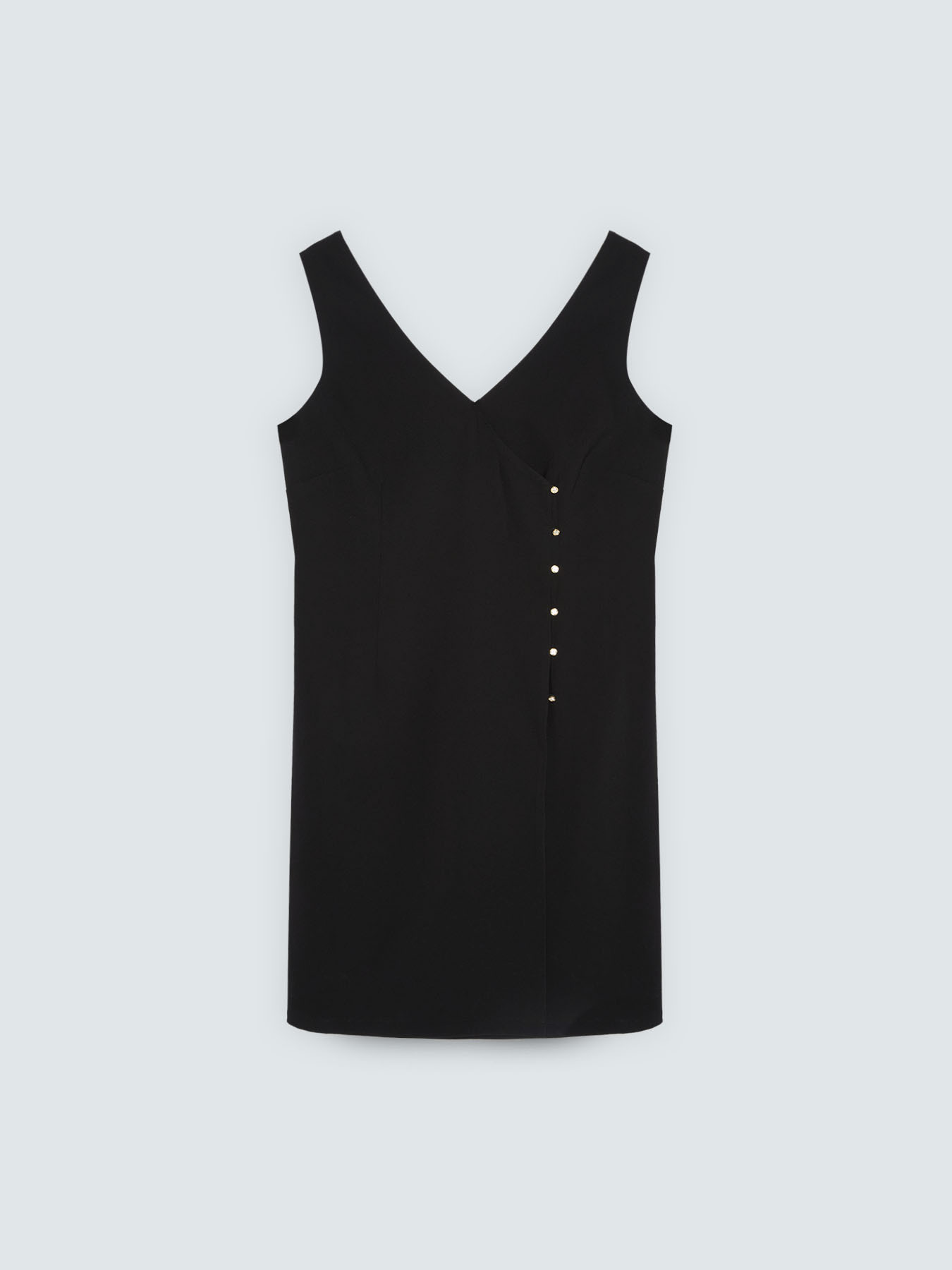 Sheath dress with jewel buttons - GLAM image number 5