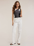 Jersey top with tulle tank top image number 2