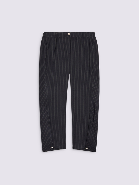 Gestreifte Ballonhose
