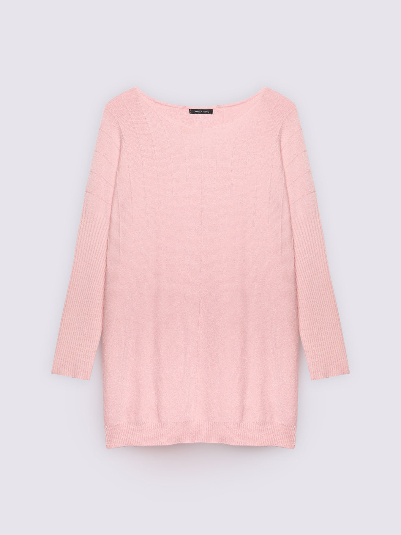 Pull long avec encolure bateau image number 4