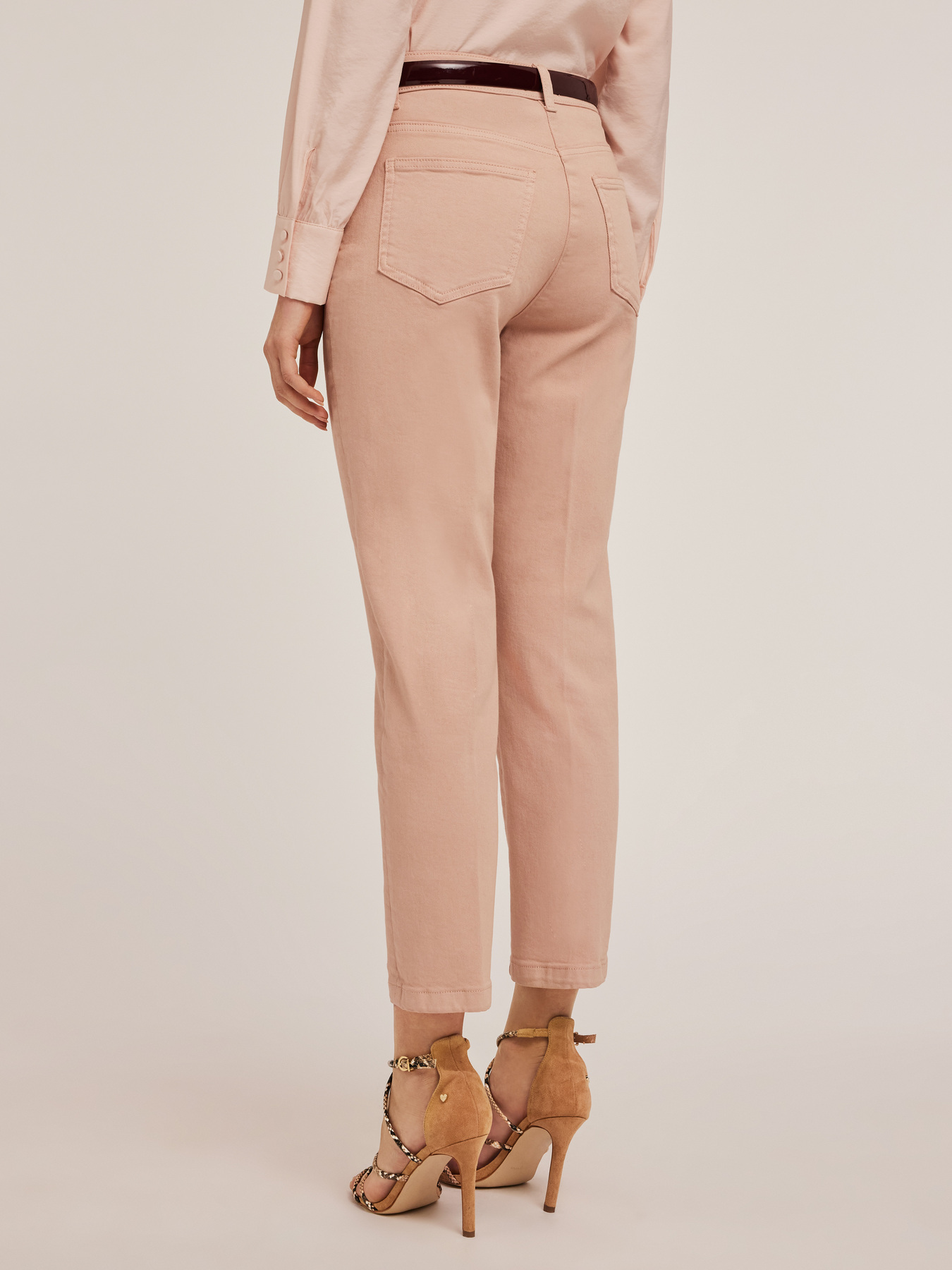 Rianne carrot fit drill trousers image number 1